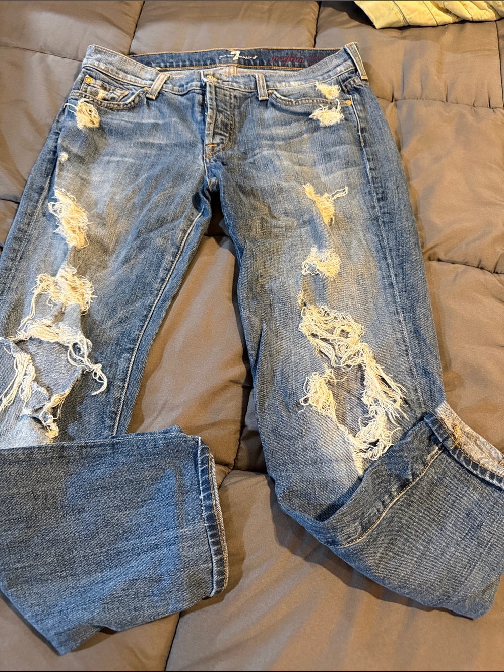 7 For All Mankind Distressed, Skinny, Boyfriend Jeans